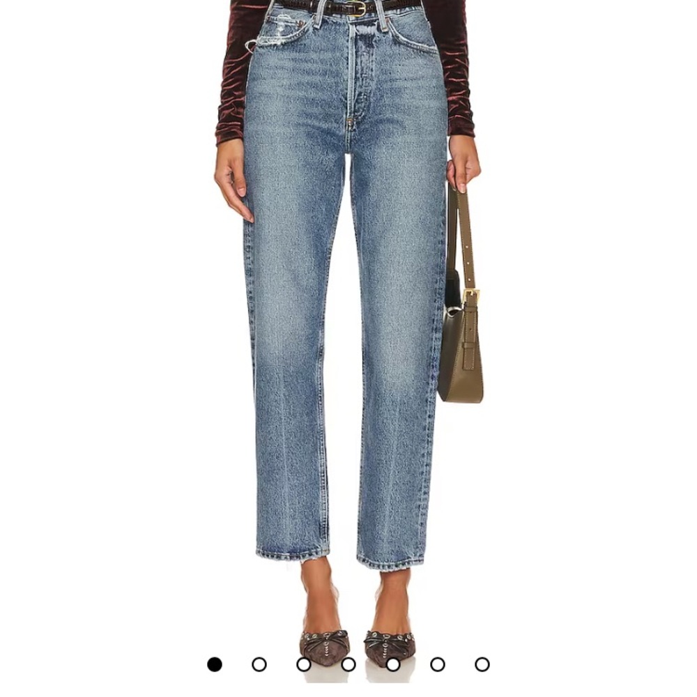 Agolde 90 midrise loose fit hooked